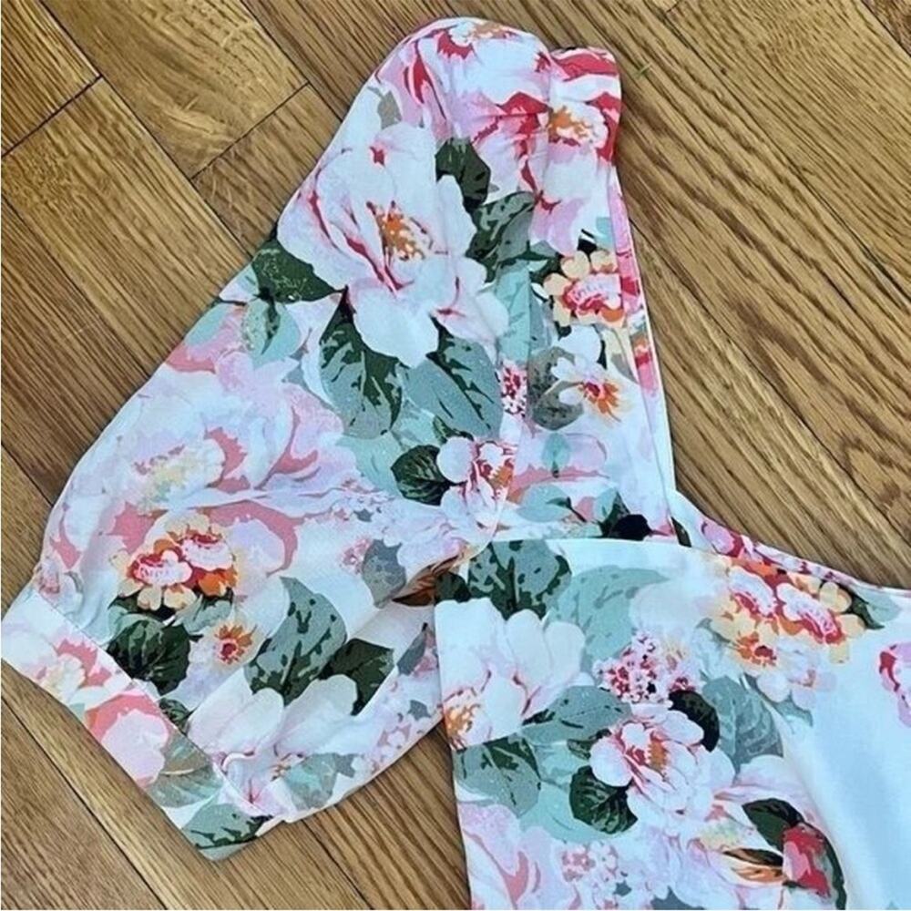 Favorite Daughter The One that Got Away Floral Cropped Puff Sleeve Blouse –S - Picture 6 of 9